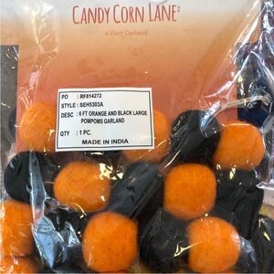 Candy Corn Lane Halloween 6ft Garland